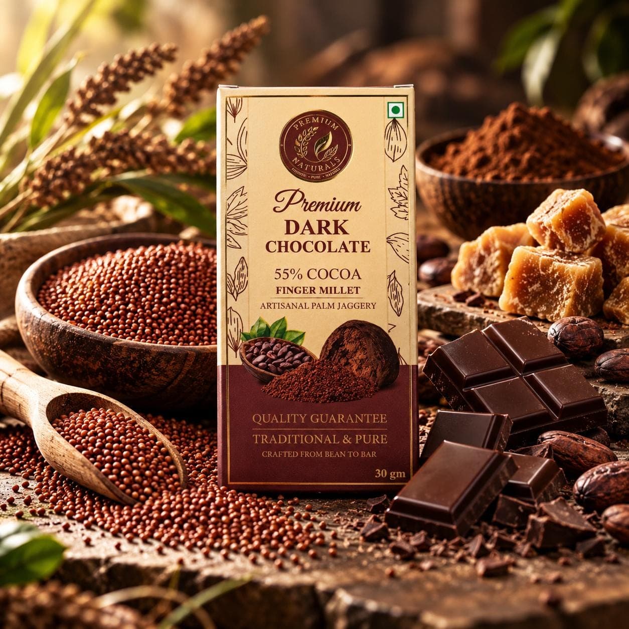 Finger Millet – 55% Cocoa
